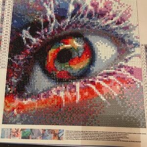 Vibrant Eye Diamond Painting Kit